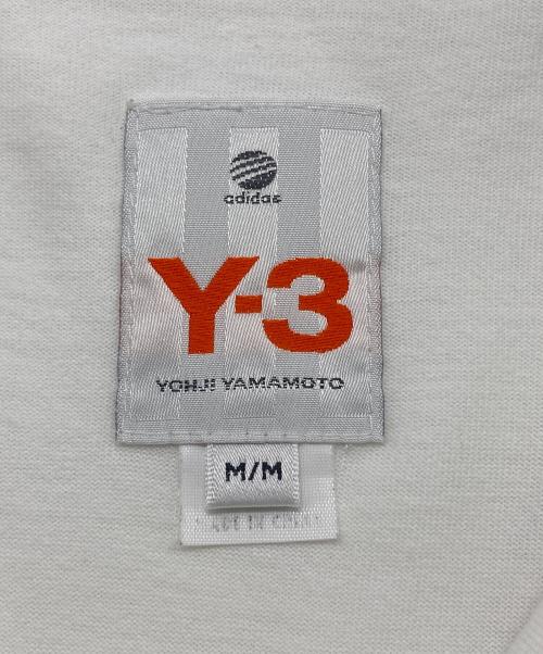Y-3（ワイスリー）Y-3 (ワイスリー) ロゴプリントTシャツ ホワイト サイズ:Ｍの古着・服飾アイテム