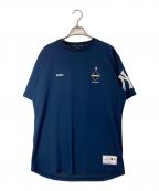 F.C.R.B.×GENUINE MERCHANDISEエフシーレアルブリストル×ジェニュイン マーチャンダイズ）の古着「MLB TOUR S/S PRE MATCH TOP」｜ネイビー