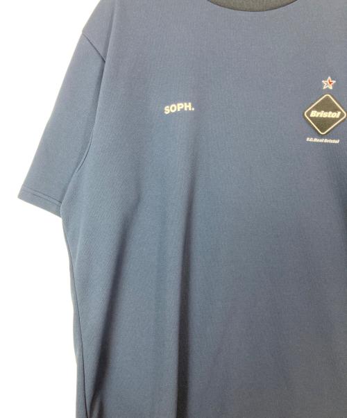 F.C.R.B.（エフシーレアルブリストル）F.C.R.B. (エフシーレアルブリストル) GENUINE MERCHANDISE (ジェニュイン マーチャンダイズ) MLB TOUR S/S PRE MATCH TOP ネイビー サイズ:Lの古着・服飾アイテム