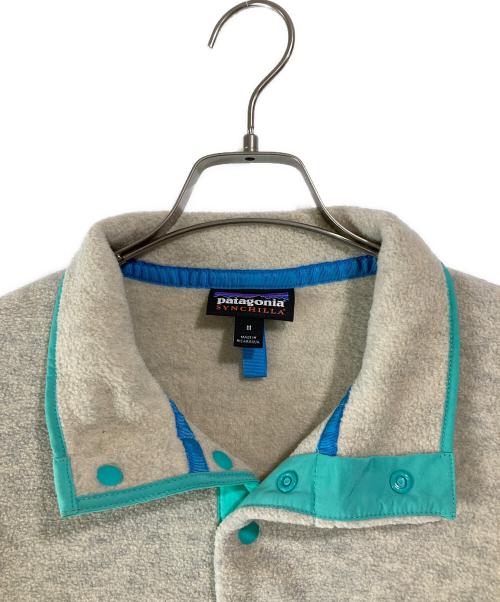 Patagonia SYNCHILLA（パタゴニア シンチラ）Patagonia SYNCHILLA (パタゴニア シンチラ) シンチラ スナップT ベージュ サイズ:Mの古着・服飾アイテム