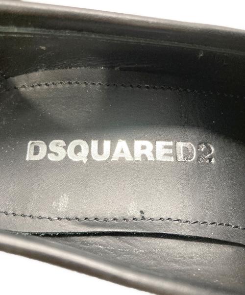DSQUARED2（ディースクエアード）DSQUARED2 (ディースクエアード) 厚底ローファー ブラック サイズ:35の古着・服飾アイテム
