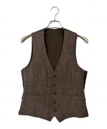 LARDINI（ラルディーニ）の古着「ジレ」｜ブラウン