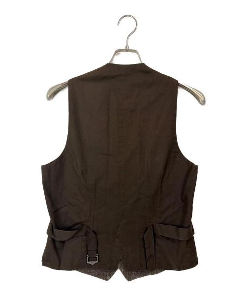 LARDINI（ラルディーニ）LARDINI (ラルディーニ) ジレ ブラウン サイズ:44の古着・服飾アイテム