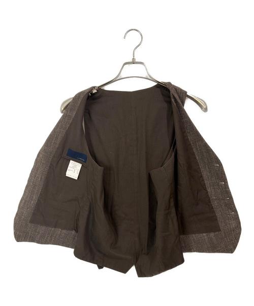 LARDINI（ラルディーニ）LARDINI (ラルディーニ) ジレ ブラウン サイズ:44の古着・服飾アイテム