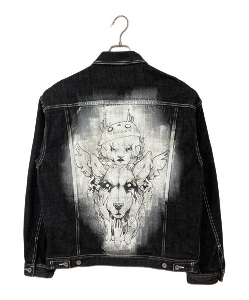 URBAN RESEARCH iD（アーバンリサーチアイディー）URBAN RESEARCH iD (アーバンリサーチアイディー) デニムジャケット ブラック サイズ:不明の古着・服飾アイテム