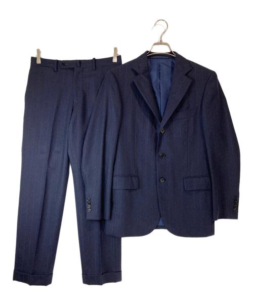 URBAN RESEARCH DOORS（アーバンリサーチドアーズ）URBAN RESEARCH DOORS (アーバンリサーチドアーズ) LORO PIANA (ロロピアーナ) 段返りジャケットセットアップスーツ ネイビー サイズ:44の古着・服飾アイテム