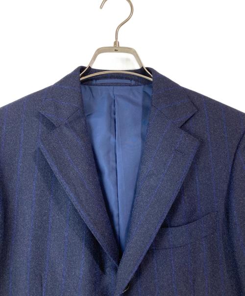 URBAN RESEARCH DOORS（アーバンリサーチドアーズ）URBAN RESEARCH DOORS (アーバンリサーチドアーズ) LORO PIANA (ロロピアーナ) 段返りジャケットセットアップスーツ ネイビー サイズ:44の古着・服飾アイテム