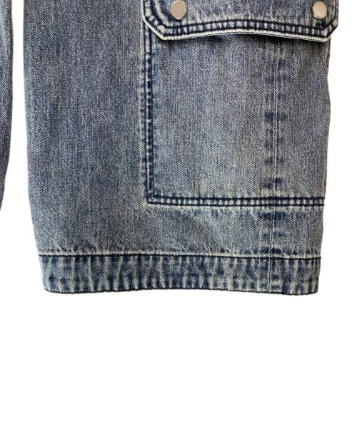 MAISON SPECIAL（メゾンスペシャル）MAISON SPECIAL (メゾンスペシャル) ローウエストカーゴデニム/Low Waist Cargo Denim Pants ブルー サイズ:36の古着・服飾アイテム