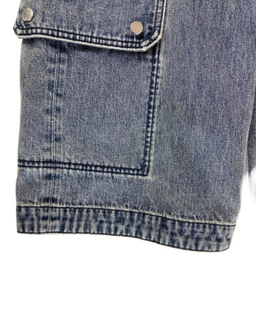 MAISON SPECIAL（メゾンスペシャル）MAISON SPECIAL (メゾンスペシャル) ローウエストカーゴデニム/Low Waist Cargo Denim Pants ブルー サイズ:36の古着・服飾アイテム