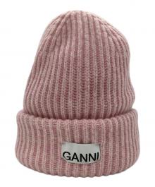 GANNI×MAISON SPECIAL（ガニー×メゾンスペシャル）の古着「ニット帽」｜ピンク