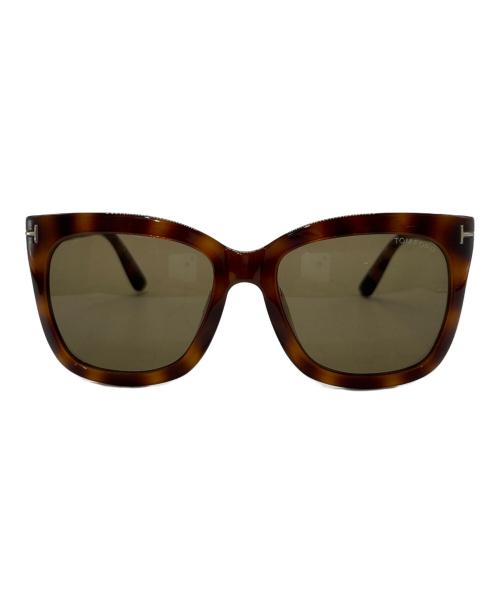 TOM FORD（トムフォード）TOM FORD (トムフォード) ウェリントン サングラス ブラウン サイズ:SIZE 57□18 140の古着・服飾アイテム