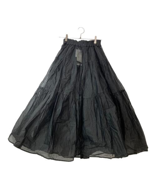 MARILYN MOON（マリリンムーン）MARILYN MOON (マリリンムーン) Deuxieme Classe (ドゥーズィエム クラス) 別注dramatic skirt ブラック サイズ:36 未使用品の古着・服飾アイテム