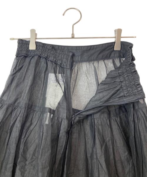 MARILYN MOON（マリリンムーン）MARILYN MOON (マリリンムーン) Deuxieme Classe (ドゥーズィエム クラス) 別注dramatic skirt ブラック サイズ:36 未使用品の古着・服飾アイテム