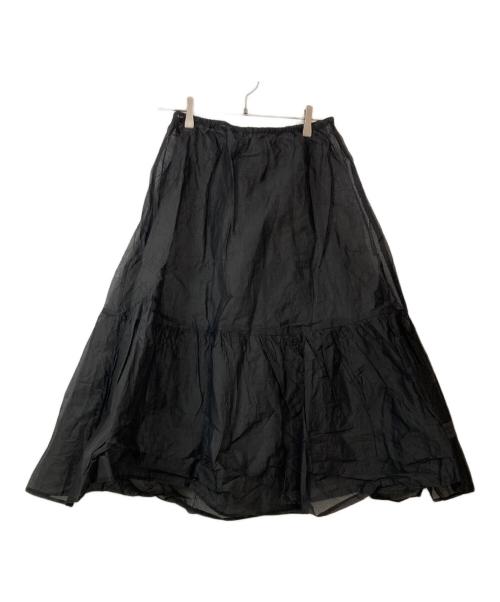 MARILYN MOON（マリリンムーン）MARILYN MOON (マリリンムーン) Deuxieme Classe (ドゥーズィエム クラス) 別注dramatic skirt ブラック サイズ:36 未使用品の古着・服飾アイテム