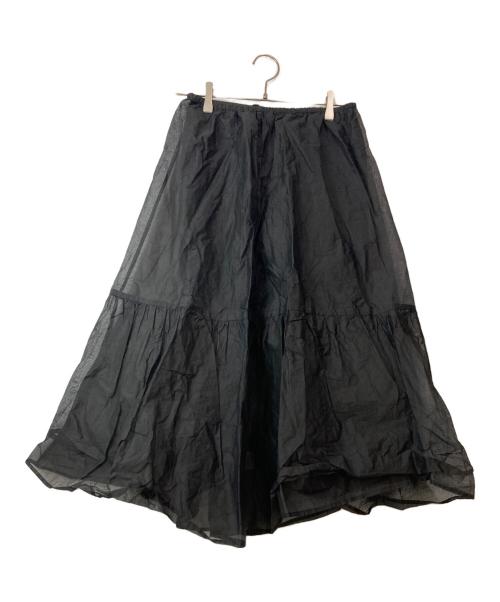 MARILYN MOON（マリリンムーン）MARILYN MOON (マリリンムーン) Deuxieme Classe (ドゥーズィエム クラス) 別注dramatic skirt ブラック サイズ:36 未使用品の古着・服飾アイテム