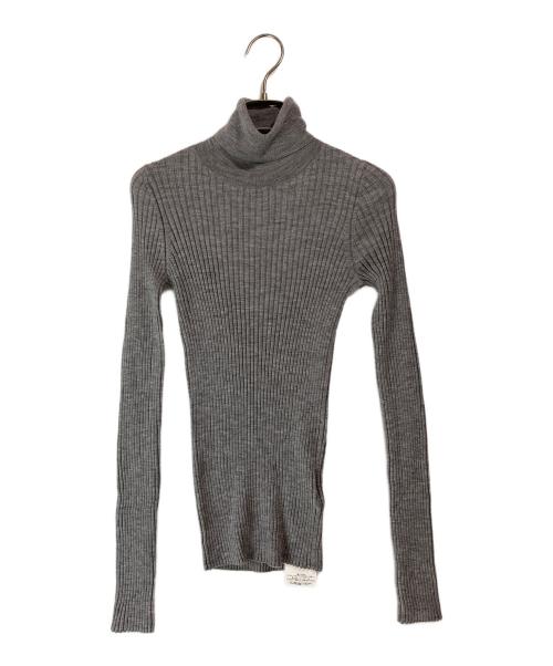 MUSE de Deuxieme Classe（ミューズ ドゥーズィエム クラス）MUSE de Deuxieme Classe (ミューズ ドゥーズィエム クラス) Wide Rib T/N グレー サイズ:FREE 未使用品の古着・服飾アイテム