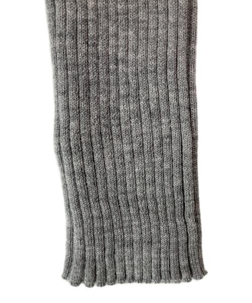 MUSE de Deuxieme Classe（ミューズ ドゥーズィエム クラス）MUSE de Deuxieme Classe (ミューズ ドゥーズィエム クラス) Wide Rib T/N グレー サイズ:FREE 未使用品の古着・服飾アイテム