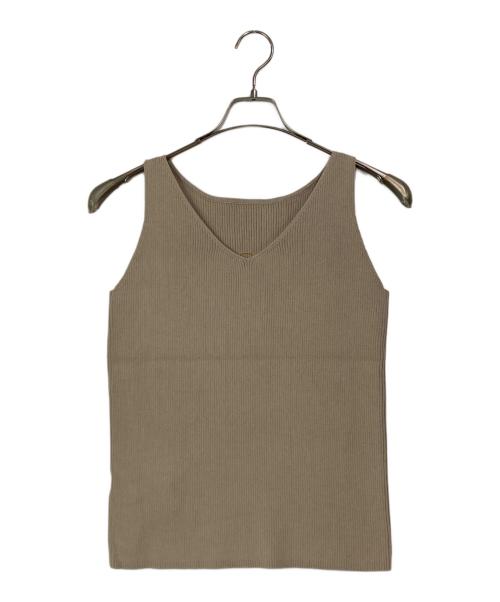 L'appartement（アパルトモン）L'Appartement (アパルトモン) Back V Rib ベージュ サイズ:Free 未使用品の古着・服飾アイテム