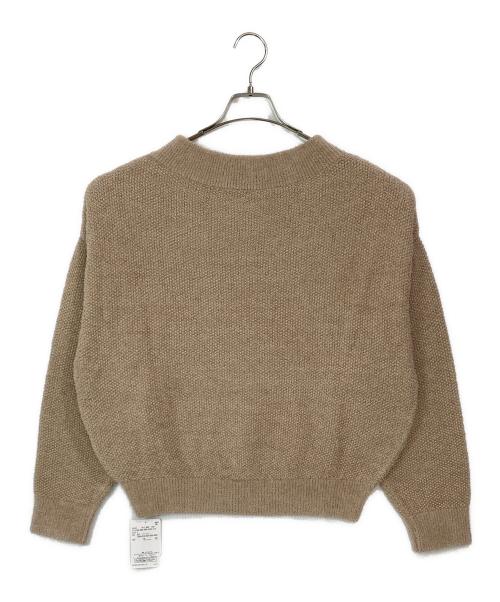 Noble（ノーブル）Noble (ノーブル) ドライミックスモールニットプルオーバー ベージュ サイズ:Free 未使用品の古着・服飾アイテム