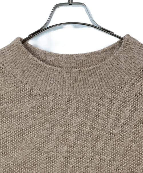 Noble（ノーブル）Noble (ノーブル) ドライミックスモールニットプルオーバー ベージュ サイズ:Free 未使用品の古着・服飾アイテム