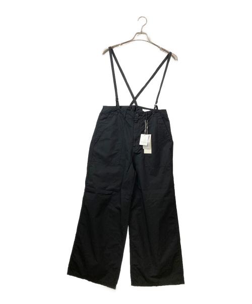 JOHNBULL（ジョンブル）Johnbull (ジョンブル) AP STUDIO (エーピーストゥディオ) ミリタリーサスペンダーパンツ ブラック サイズ:S 未使用品の古着・服飾アイテム
