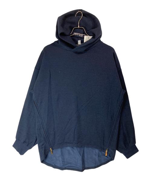 Americana（アメリカーナ）Americana (アメリカーナ) 別注サイドジップパーカー ネイビー サイズ:FREE 未使用品の古着・服飾アイテム