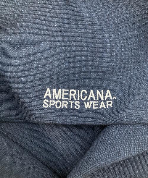 Americana（アメリカーナ）Americana (アメリカーナ) 別注サイドジップパーカー ネイビー サイズ:FREE 未使用品の古着・服飾アイテム