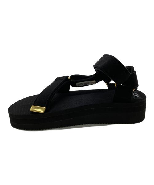 suicoke（スイコック）suicoke (スイコック) スエードサンダル ブラック サイズ:5の古着・服飾アイテム