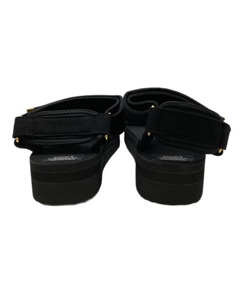 suicoke（スイコック）suicoke (スイコック) スエードサンダル ブラック サイズ:5の古着・服飾アイテム