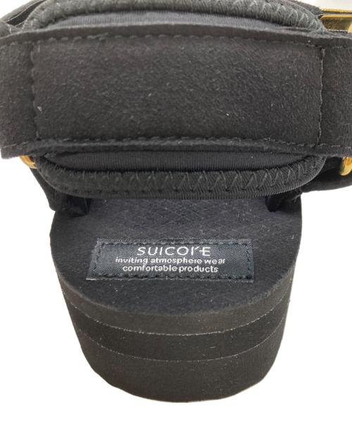 suicoke（スイコック）suicoke (スイコック) スエードサンダル ブラック サイズ:5の古着・服飾アイテム