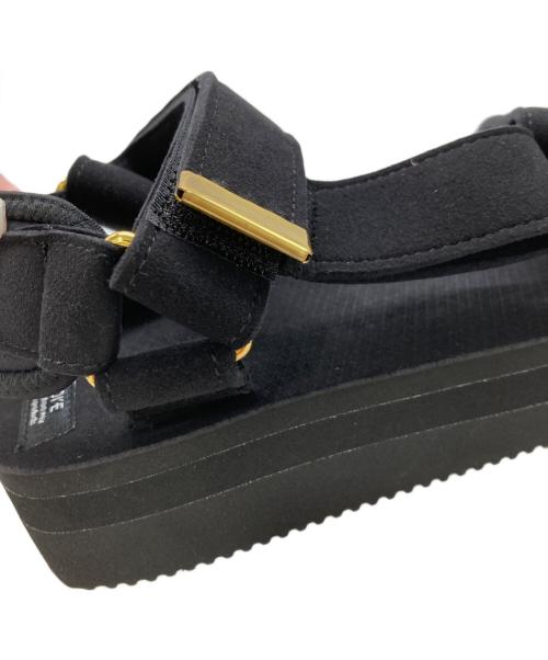 suicoke（スイコック）suicoke (スイコック) スエードサンダル ブラック サイズ:5の古着・服飾アイテム