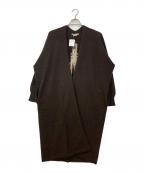 QUEENE AND BELLEクイーンアンドベル）の古着「Cashemere Long Cardigan」｜ブラウン