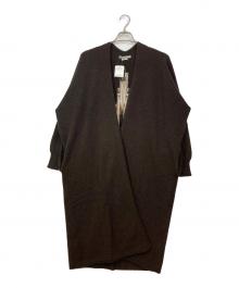 QUEENE AND BELLE（クイーンアンドベル）の古着「Cashemere Long Cardigan」｜ブラウン