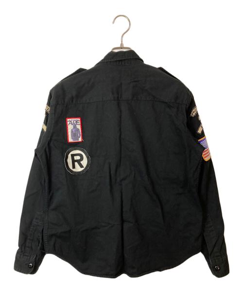 A BATHING APE（アベイシングエイプ）A BATHING APE (アベイシングエイプ) OLD セキュリティシャツ ブラック サイズ:Lの古着・服飾アイテム