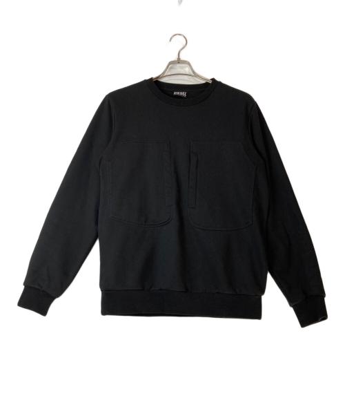 DIESEL（ディーゼル）DIESEL (ディーゼル) S-GIRDUK SWEAT-SHIRT  ブラック サイズ:Mの古着・服飾アイテム