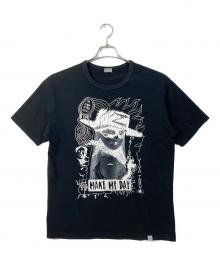 kolor/BEACON（カラービーコン）の古着「プリントTシャツ」｜ブラック