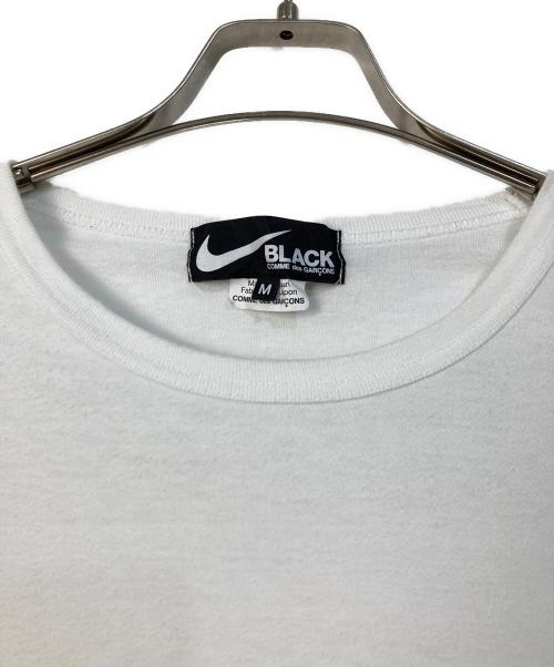 BLACK COMME des GARCONS（ブラックコムデギャルソン）BLACK COMME des GARCONS (ブラックコムデギャルソン) NIKE (ナイキ) Tシャツ ホワイト サイズ:Ｍの古着・服飾アイテム