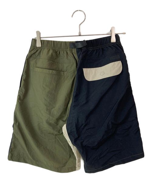 GRAMICCI（グラミチ）GRAMICCI (グラミチ) BEAMS (ビームス) 別注切替ハーフパンツ ブラック×グリーン サイズ:M 未使用品の古着・服飾アイテム