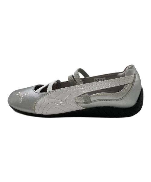 PUMA（プーマ）PUMA (プーマ) スピードキャット バレエ メタリック スニーカー シルバー サイズ:25.5の古着・服飾アイテム