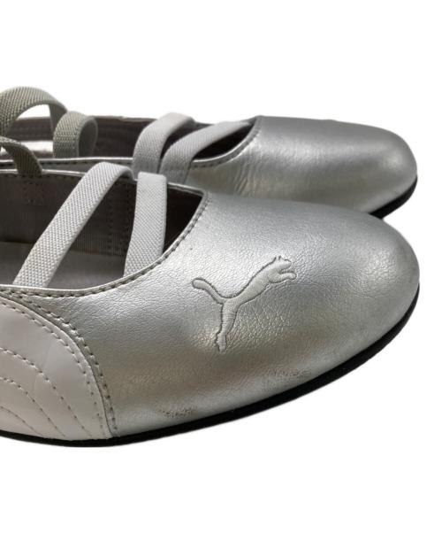 PUMA（プーマ）PUMA (プーマ) スピードキャット バレエ メタリック スニーカー シルバー サイズ:25.5の古着・服飾アイテム