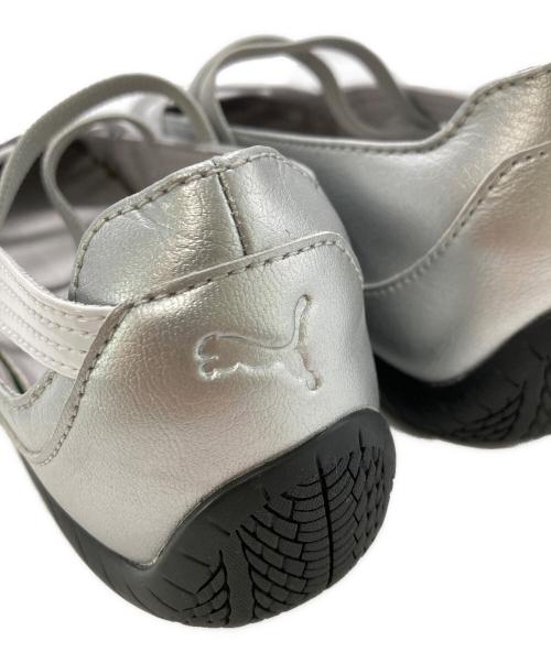 PUMA（プーマ）PUMA (プーマ) スピードキャット バレエ メタリック スニーカー シルバー サイズ:25.5の古着・服飾アイテム