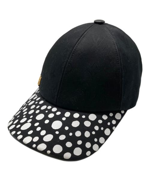 LOUIS VUITTON（ルイ ヴィトン）LOUIS VUITTON (ルイ ヴィトン) 草間彌生 (クサマヤヨイ) インフィニティドットキャップ/ Infinity Dots Cap ブラックの古着・服飾アイテム
