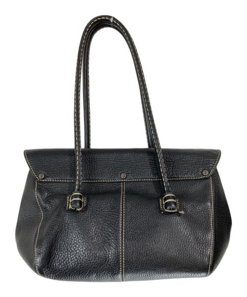 TOD'S（トッズ）TOD'S (トッズ) レザーバッグ ブラックの古着・服飾アイテム