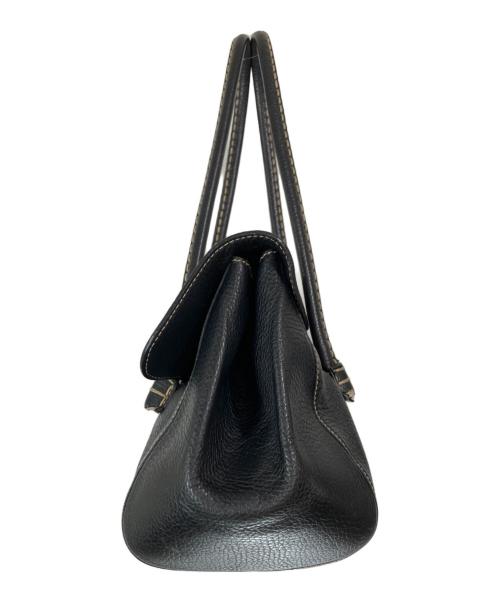 TOD'S（トッズ）TOD'S (トッズ) レザーバッグ ブラックの古着・服飾アイテム