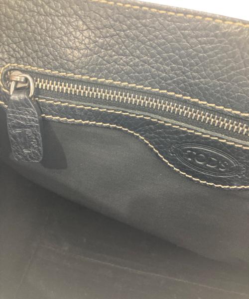 TOD'S（トッズ）TOD'S (トッズ) レザーバッグ ブラックの古着・服飾アイテム
