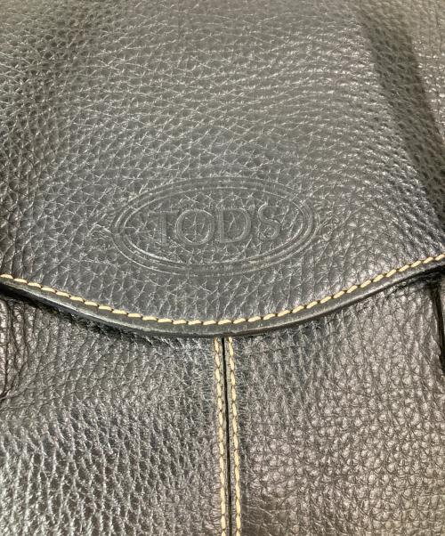 TOD'S（トッズ）TOD'S (トッズ) レザーバッグ ブラックの古着・服飾アイテム
