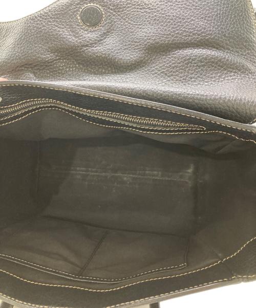 TOD'S（トッズ）TOD'S (トッズ) レザーバッグ ブラックの古着・服飾アイテム