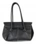 TOD'S (トッズ) レザーバッグ ブラック：12000円