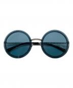 CHANELシャネル）の古着「サングラス」｜ブルー×シルバー