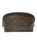 LOUIS VUITTON（ルイ ヴィトン）の古着「コスメポーチ/ポシェット・コスメティック PM/M47515」｜ブラウン
